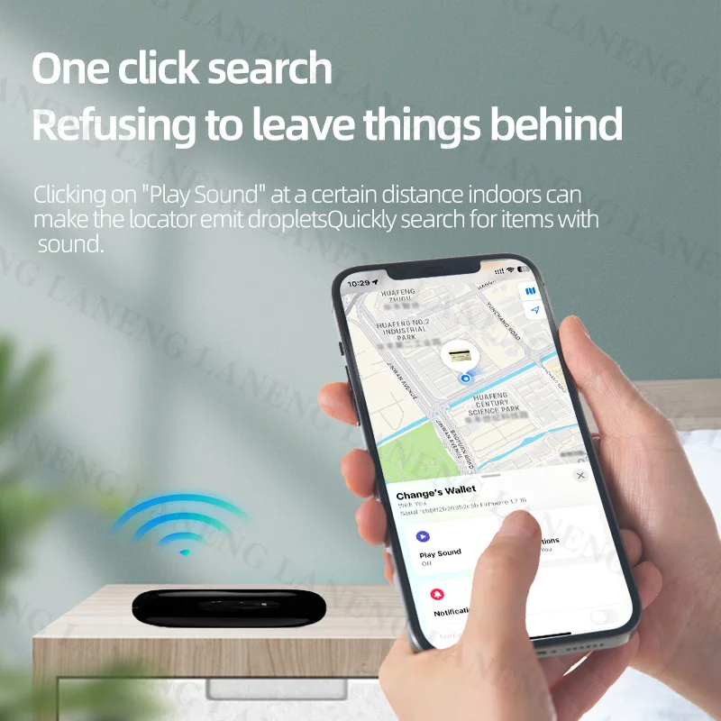 Wireless GPS Smart Tracker funziona con Apple trova la mia APP dispositivo di promemoria Anti smarrimento chiave per auto Pet Kids Finder for Elder