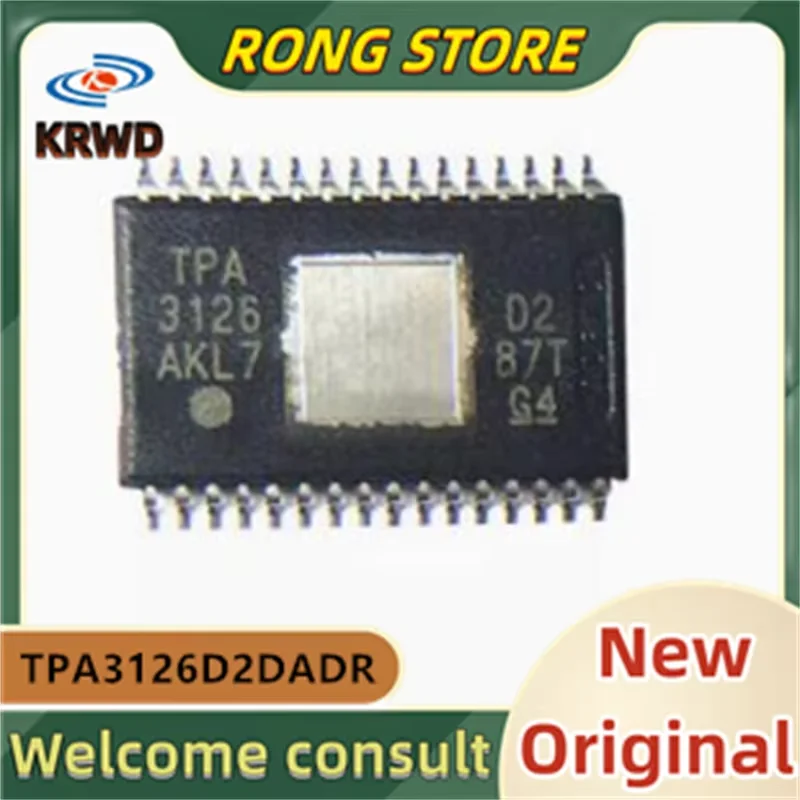 

(5PCS) TPA3126D2DADR TPA3126 3126 HTSSOP32 New and Original Chip IC