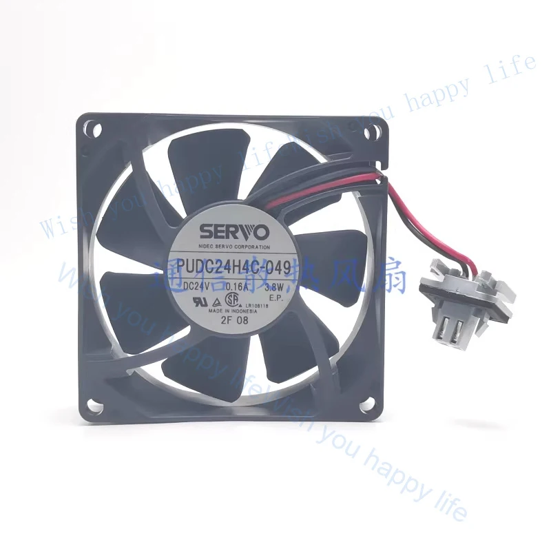 

V+ 1PCS FOR SERVO PUDC24H4C-049 CNDC24Z7C-042 DC24V 0.16A 8CM Cooling Fan