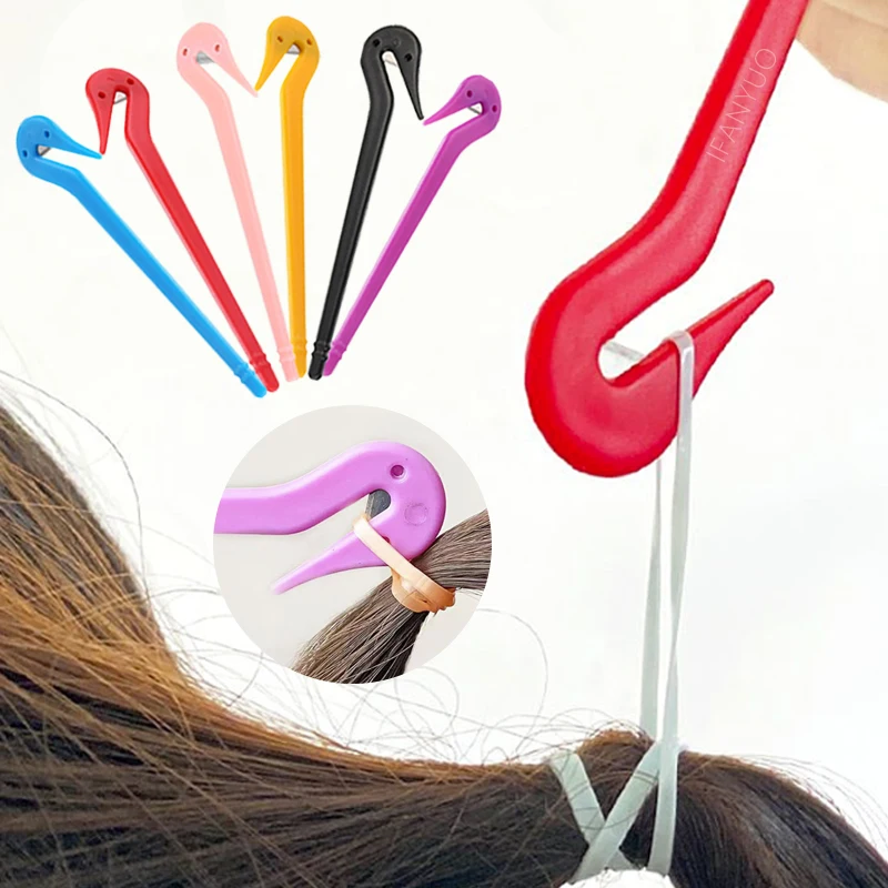 Cortador de banda elástica desechable para el cabello, removedor de diadema elástica indolora, cuchillo de cuerda para el cabello portátil para uso doméstico, 1/2/5/6 Uds.