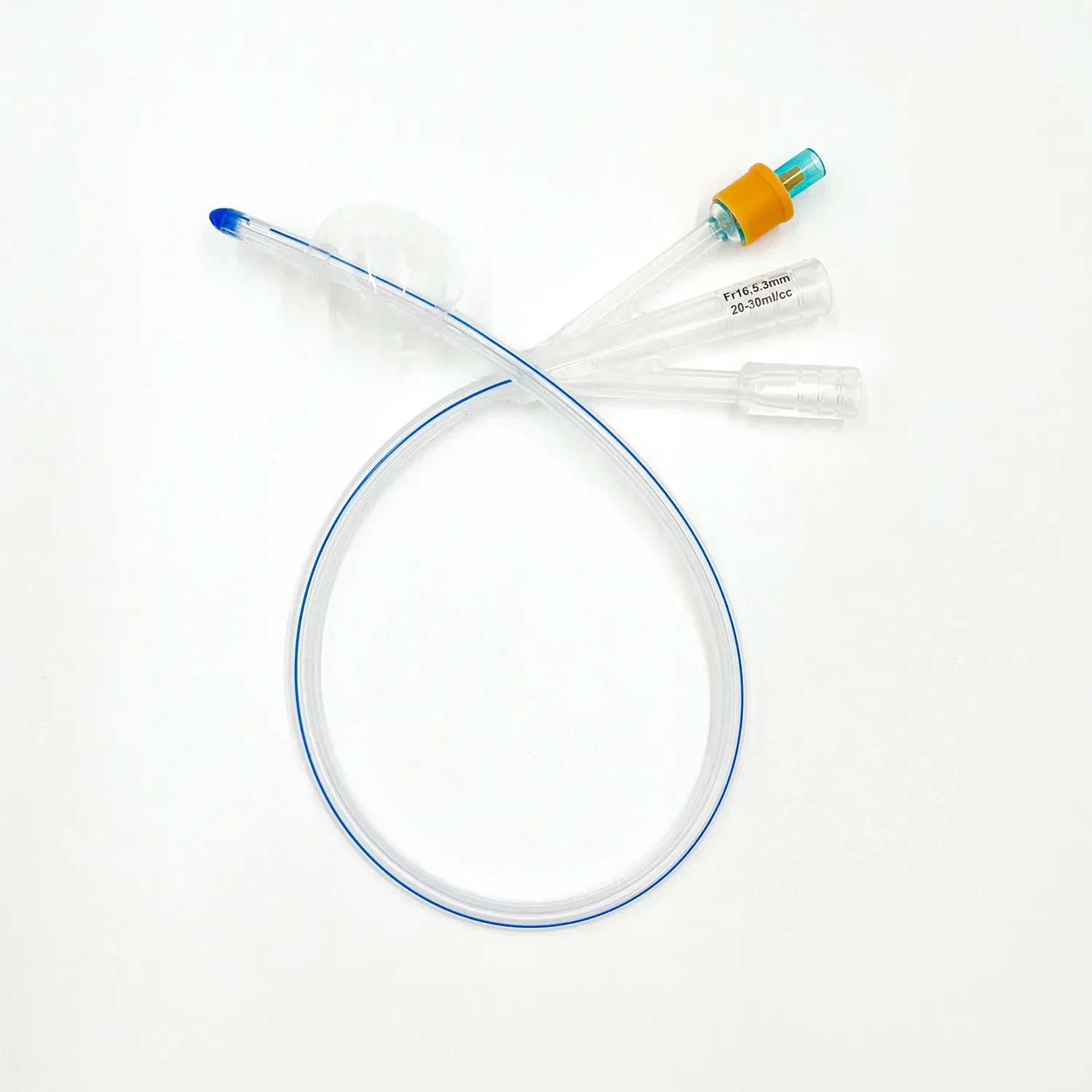 Medical Urine Catheter Disposable 3-way All Silicone Foley Catheter