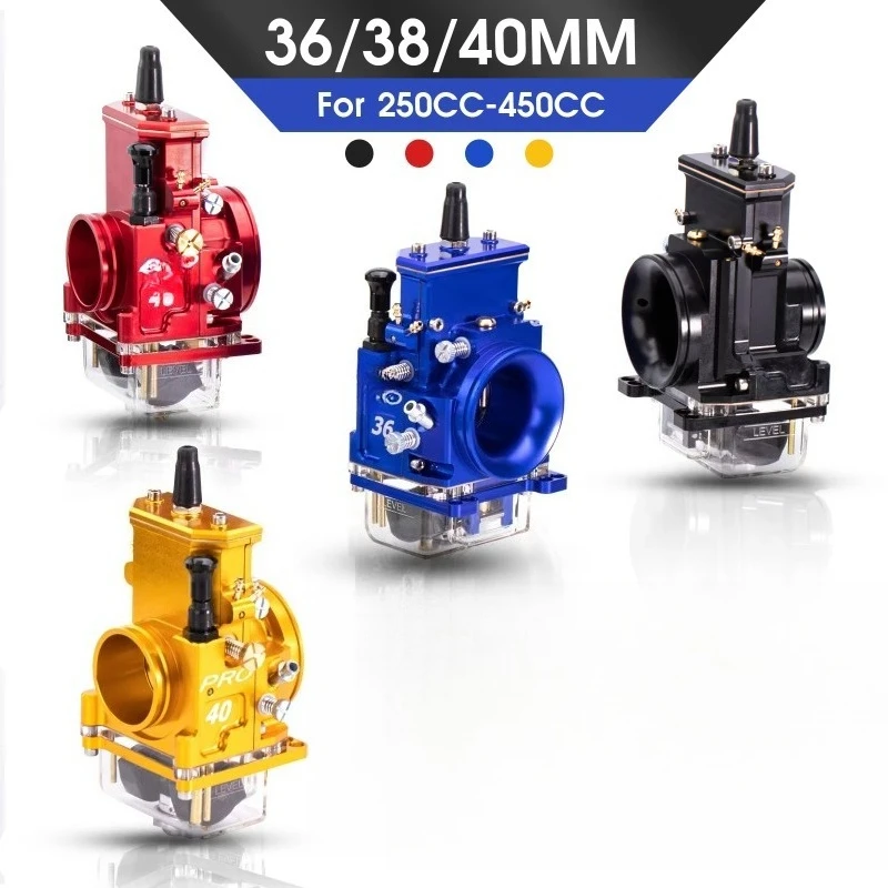 LECTRON Billetron PRO-SERIES 36 38 40 mm 2-Stroke Aluminum Carburetor CNC New for Off-road Motorcycle