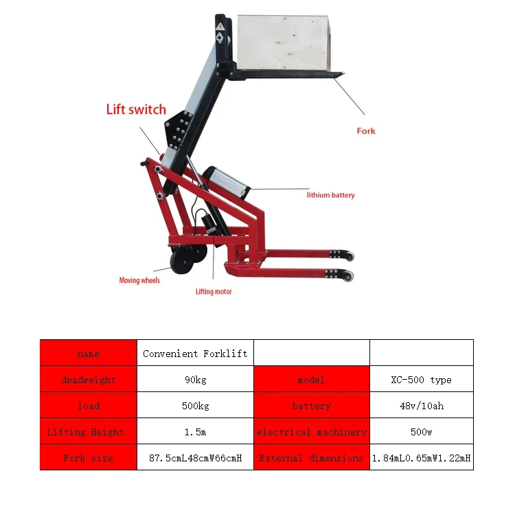 Hydraulic Mini Electric Drum Stacker