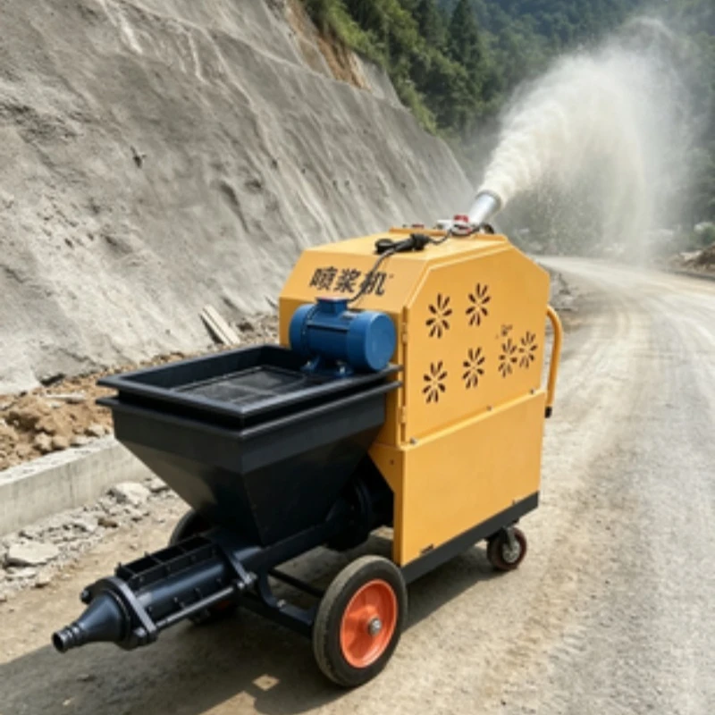 Wall Plaster Mortar Spraying Machine with Smooth Spraying Effect