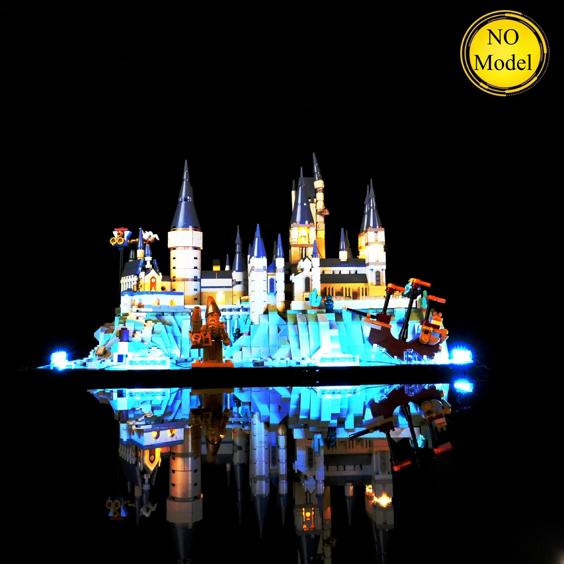 

Набор светодиодных светильников, подходящий для LEGO Hogwarts Castle and Grounds 76419, освещение в подарок, игрушки-лампа «сделай сам» (без строительных блоков)