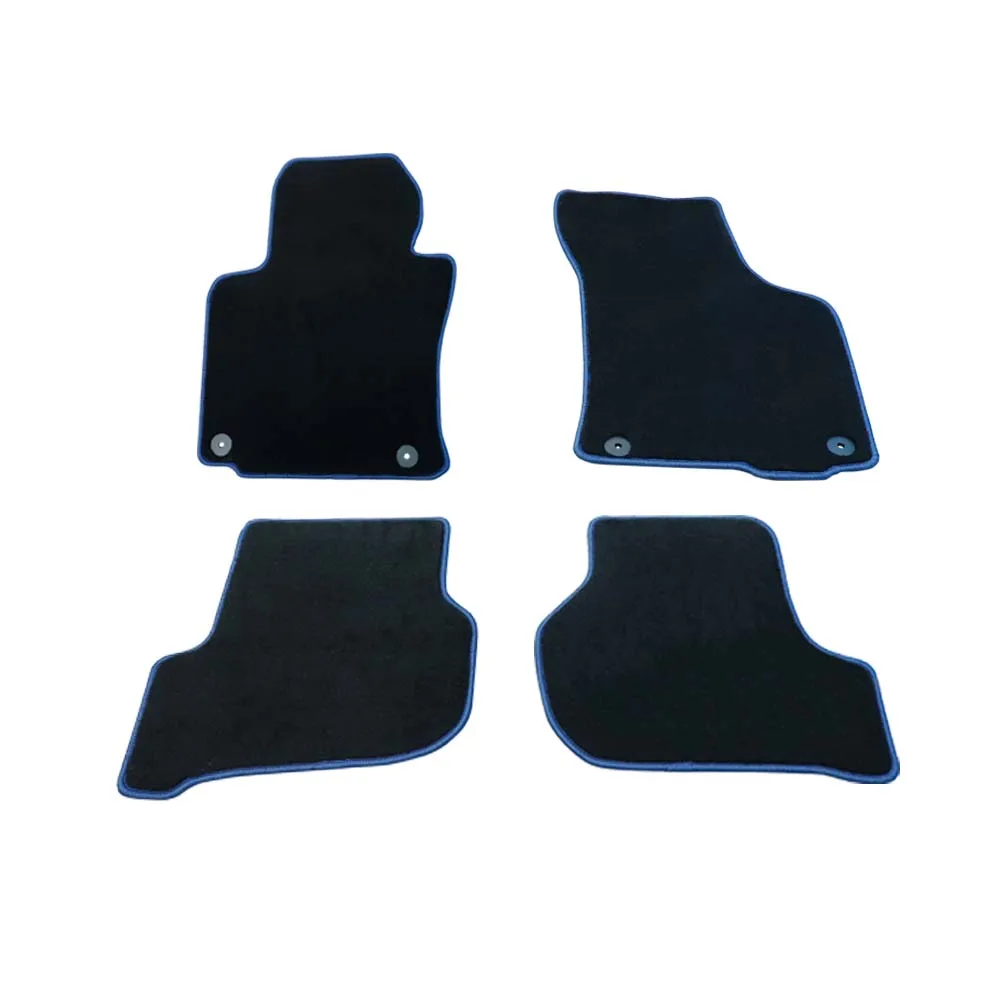 سيارة السجاد القدم الحصير خطوة حصيرة ل 4 قطعة/المجموعة مناسبة لفولكس واجن جولف 6 2008-2012 حصيرة الدواسات LHD/RHD