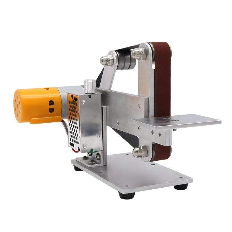 

DIY micro table polishing machine polisher Mini belt Sander Grinder Speed adjustable 520*20MM 110V / 220V