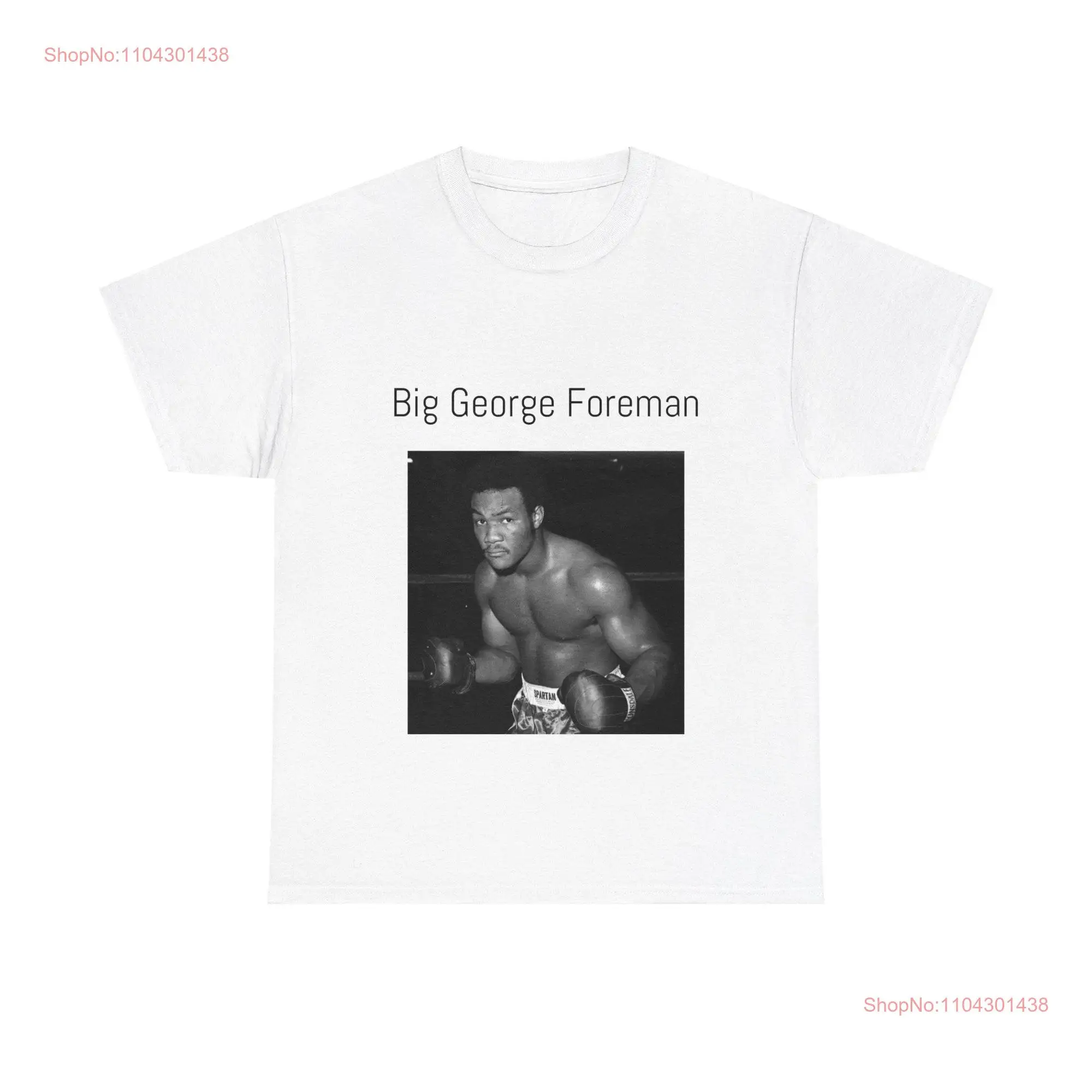 George Foreman T shirt long or short sleeves