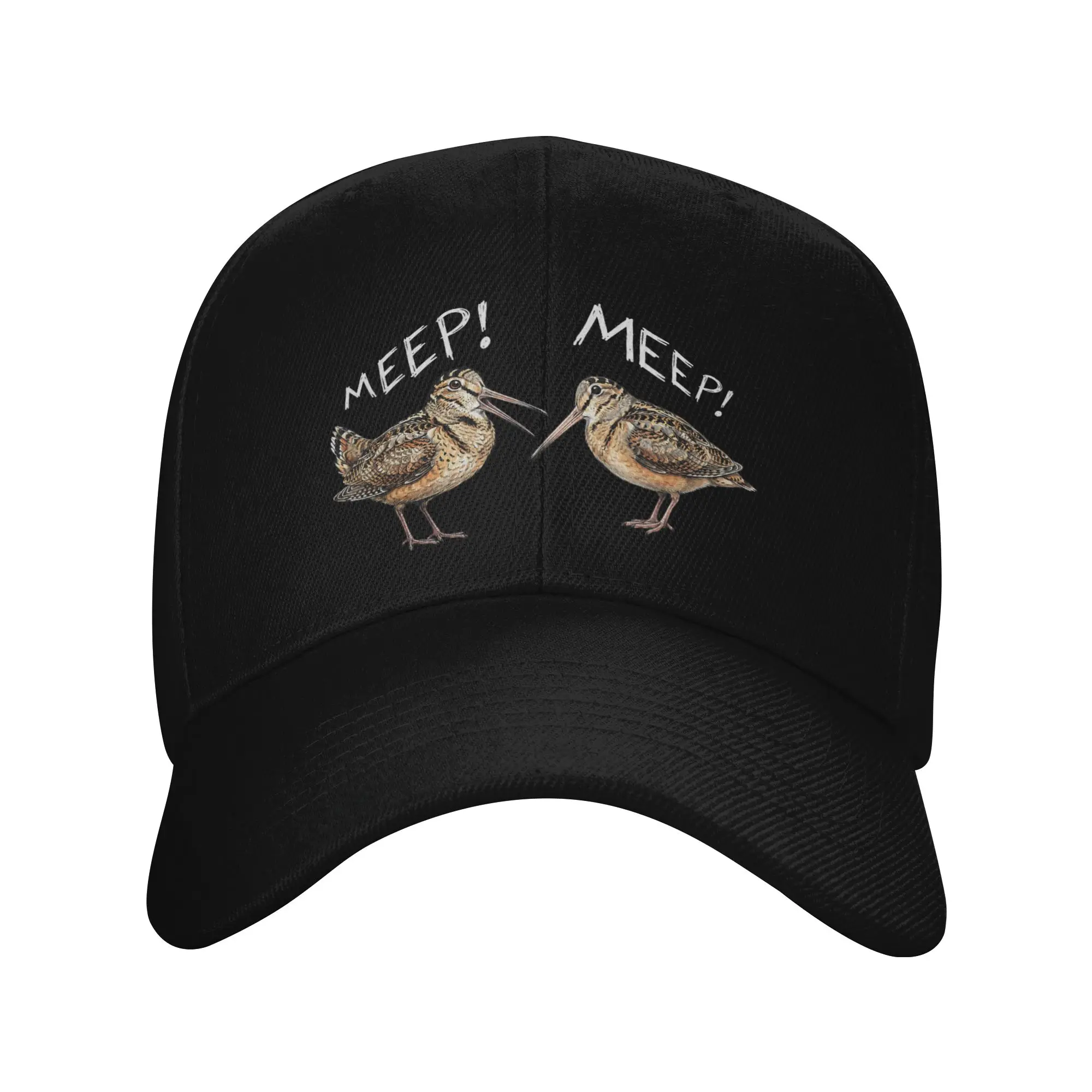 Meep Bird Meme Saying Meep Birds American Woodcocks Bird Unisex Style Baseball Cap Fashion Caps Hat Adjustable Fit Casquette Cap