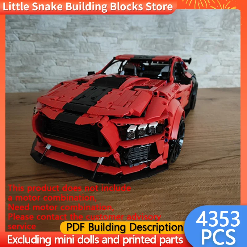 Speed Racing Car Model MOC Building Bricks Modified Sports Car Modular Technology Gifts Holiday Assemble Children Toys Suit