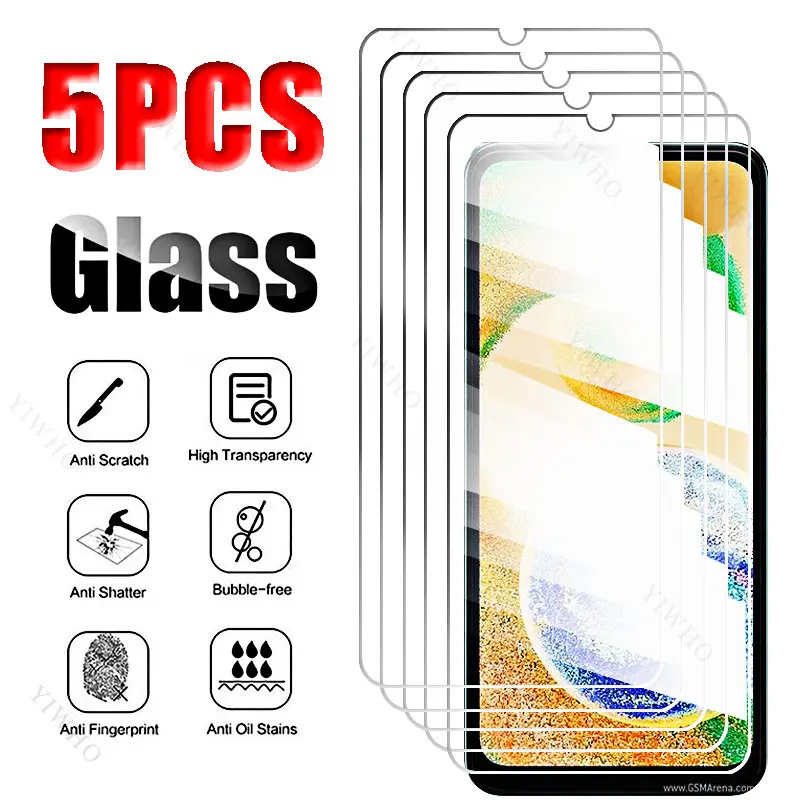 

Samung A04s A14 A34 A54 5G Стекло 5 шт. Защитное стекло для Samsung Galaxy A04s A04e A04 A 04s 04 S 4G 34 54 Защитные пленки для экрана
