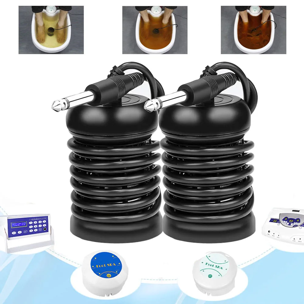 

1/6 шт. Детокс-массив для ванны для ног, головки из нержавеющей стали, электрическая полевая головка, Aqua Spa, очищающий аппарат с ионными ячейками, ионные массажные инструменты