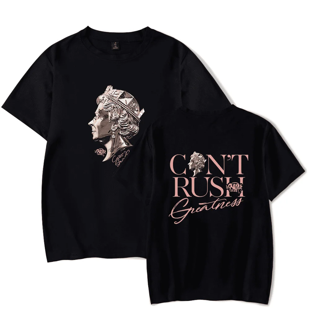 Central CEE Album Can't Rush Greatness T-Shirt for Men and Women Streetwear T-Shirt Shirt Short Sleeve