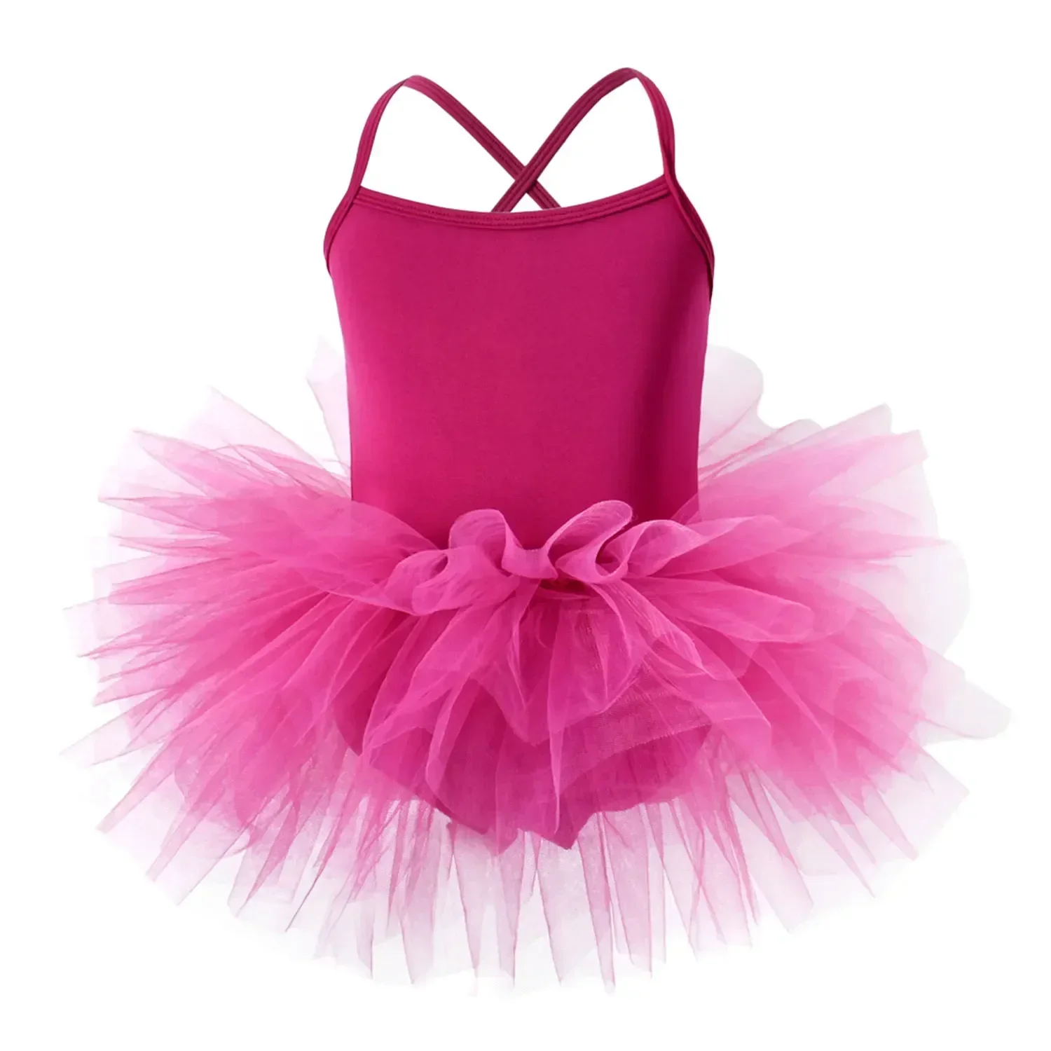 New Girl Ballet TuTu Dress 1-8 Ys Fashion Professional Kids Dancing Party Dress Performance Costume Princess Wedding Dress