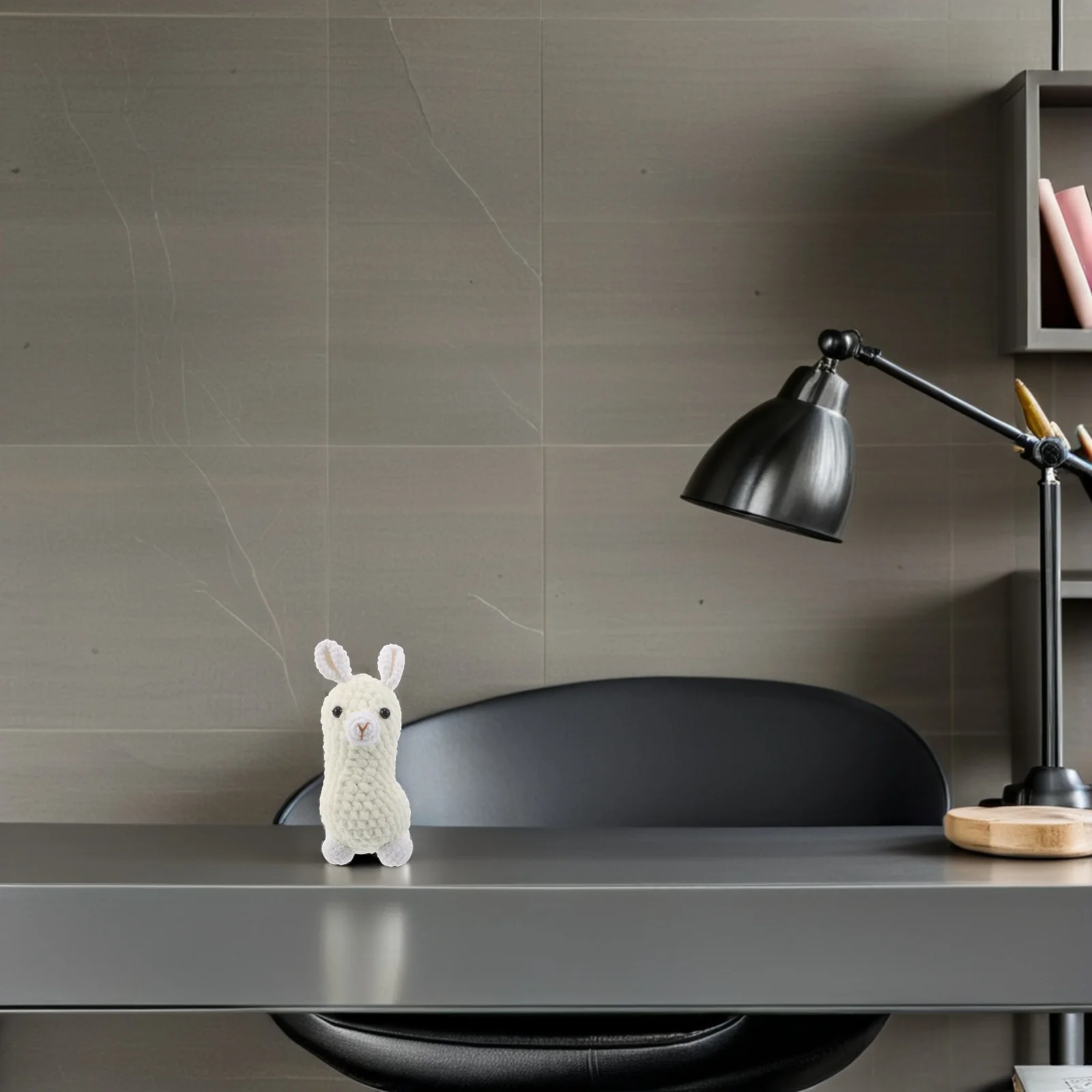 

Handmade Alpaca Pendant Knitted Crochet Hanging Ornament Soft Backpack Keychain Lovely Crochet Alpaca Charm Knitted Pendant