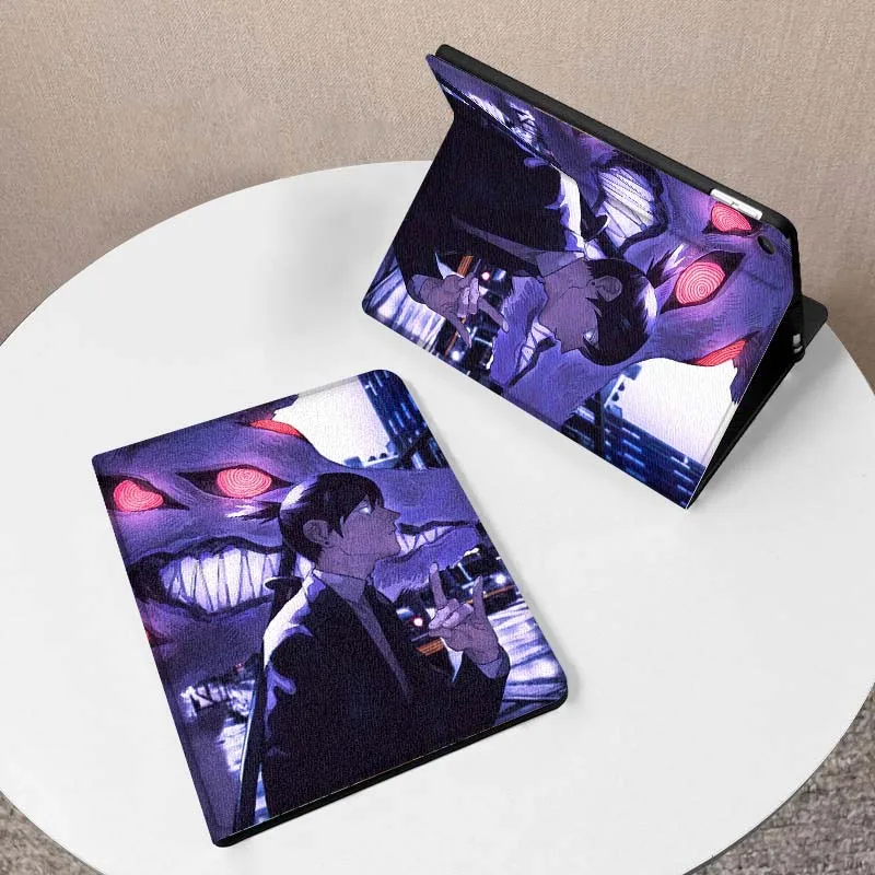 

C-Chainsaws Man pattern Tablet Case For Samsung Galaxy Tab A A7 A8 A9 A11 S6 S11 Lite Plus 10.1 10.4 10.5 Inch