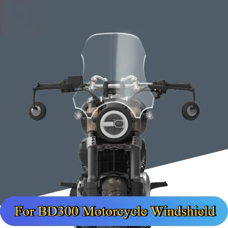 

For BENDA BD300 Motorcycle Front Windshield Wind Protection Cover Modification Parts For BENDA BD 300 Wind Protection Device