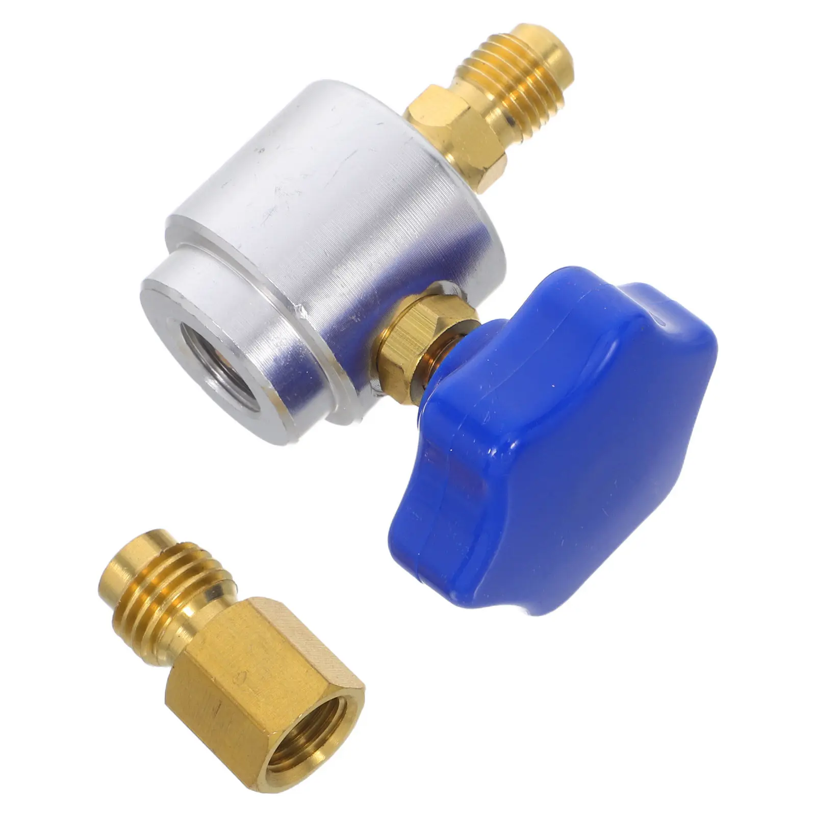 Portable Refrigerant Can Tap Valve For Car Ac Recharge Mechanical Self Sealing 134A Dispenser Adapter Charging