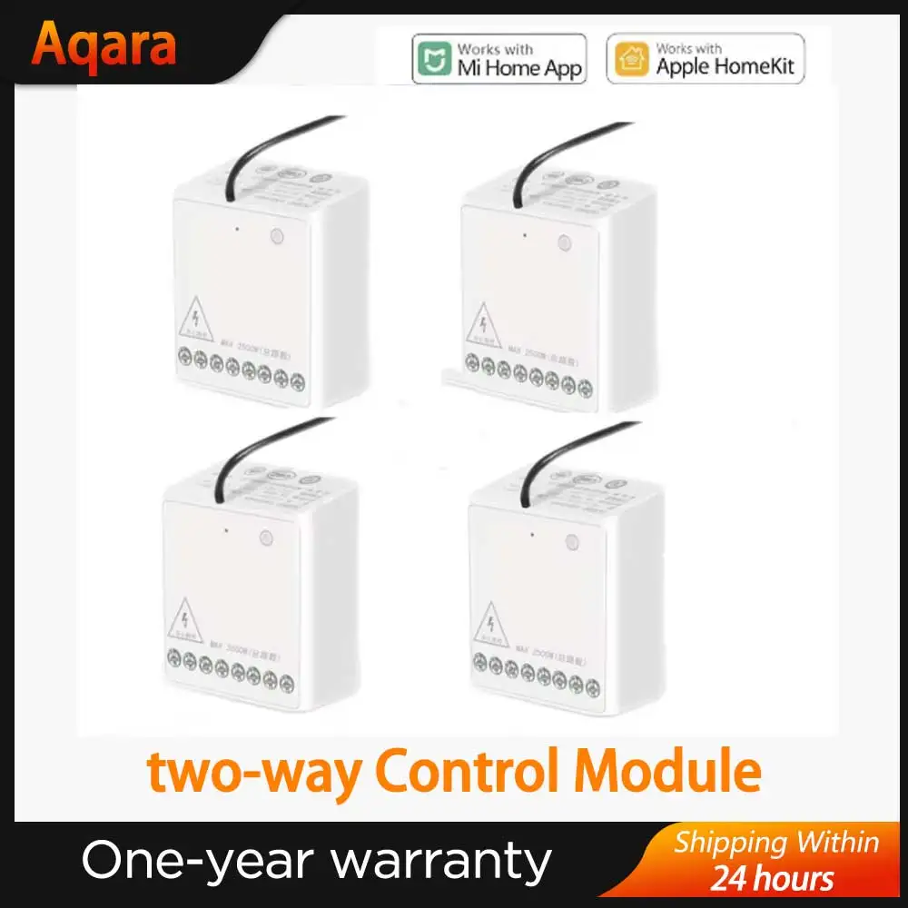 Aqara two-way Control Module Relay Switch Controller Zigbee Smart Timer Channels Works With Xiaomi Mi Home Homekit APP