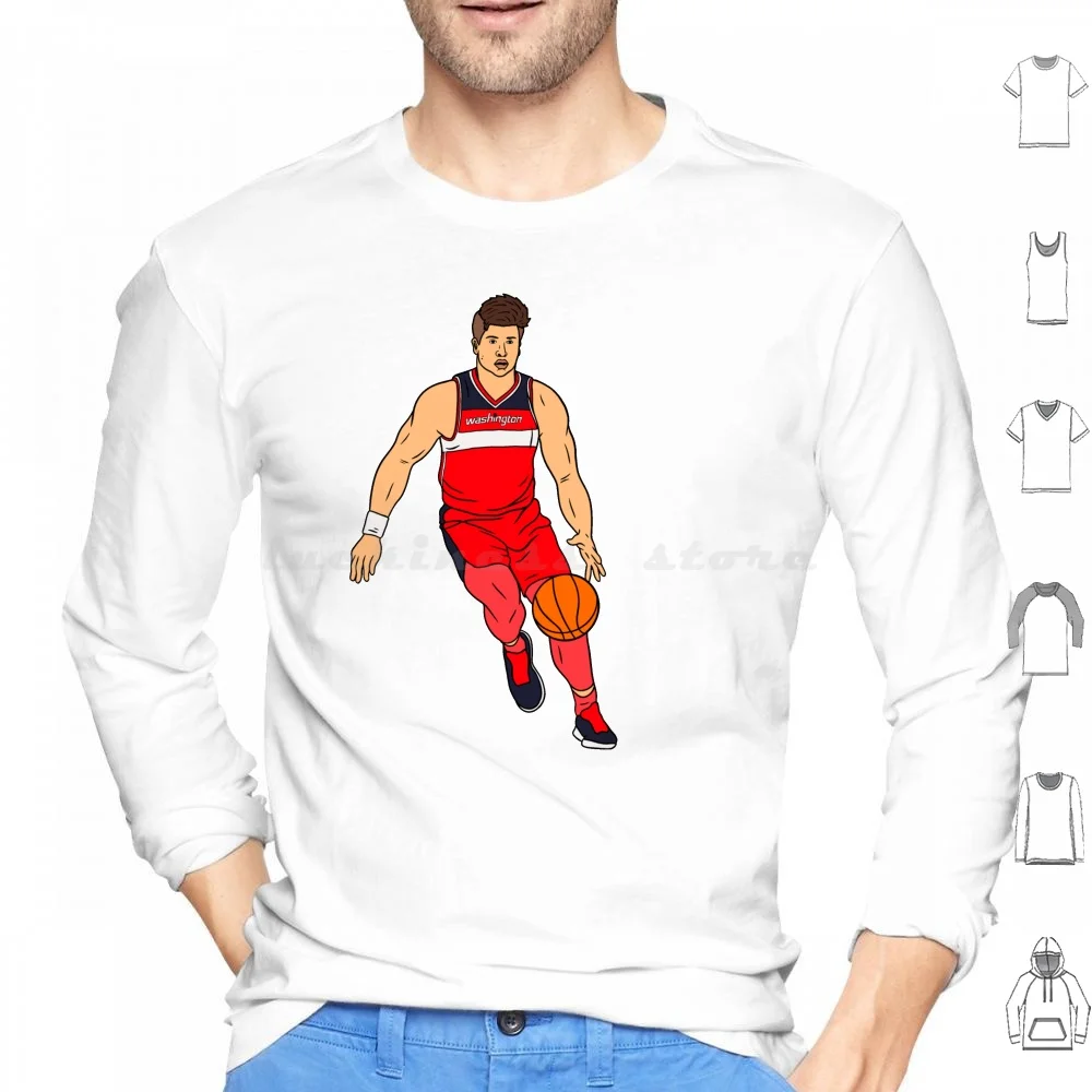 

Deni Avdija-Washington Basketball Hoodies Long Sleeve Deni Advija Deni Advija Basketball Washington Wizard Sports
