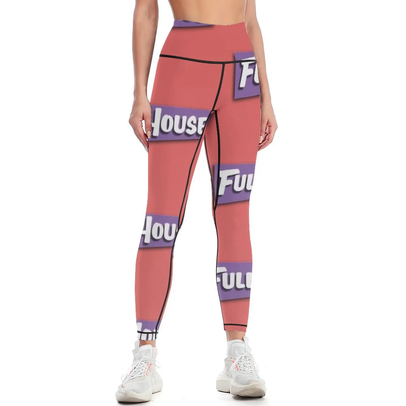 Full House Logo Leggings Sports pants woman sports for gym legings for fitness Womens Leggings