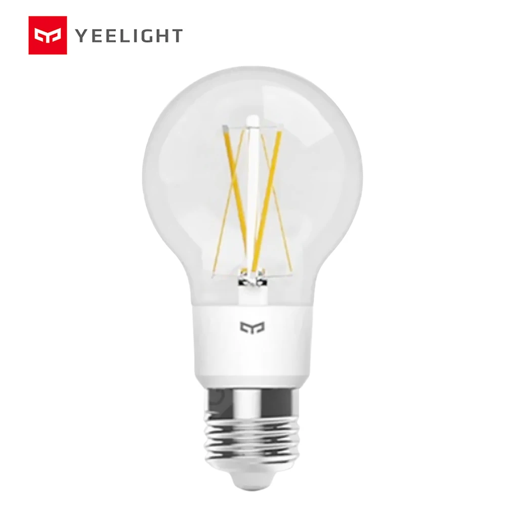 Yeelight 6W 700lm E27 Intelligente LEDs Gloeilamp AC100-240V APP Spraakbesturing voor thuisgebruik Compatibel