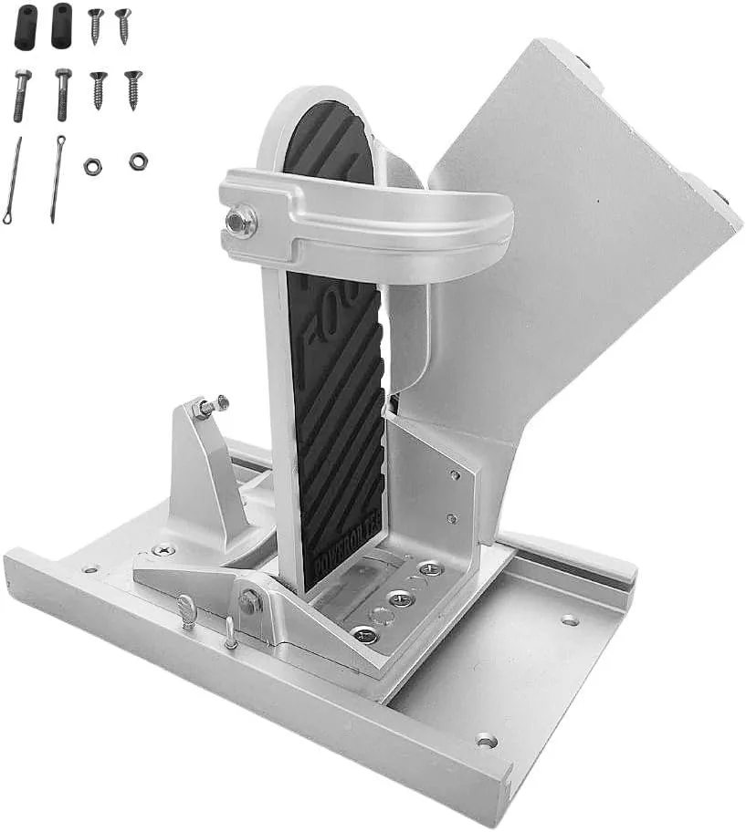 wini bo Marine Aluminum Vertical Adjustment HOOTFOOT-02 Hot Foot Boat Hook for Boat