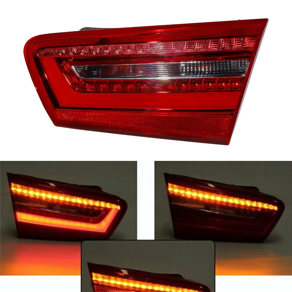 Lampu belakang untuk Audi A6 C7 2012 2013 2014 2015 S6 C7 lampu belakang lampu sein rakitan Assembly LED LED