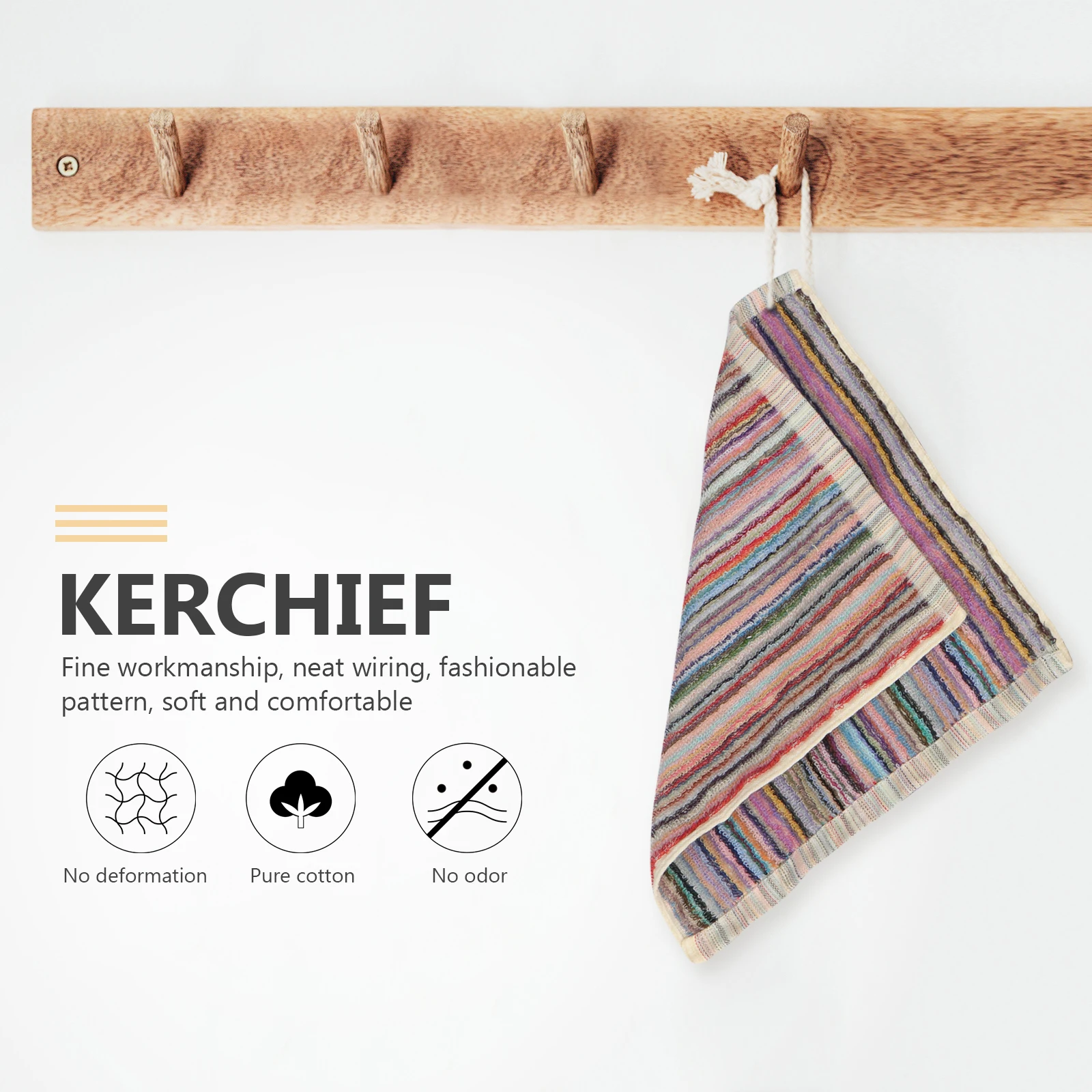 

Children H Cotton Cotton Washcloth Towel Soft Washable Absorbing Newborn Baby Kids Face Sweat Kitchen Gifts