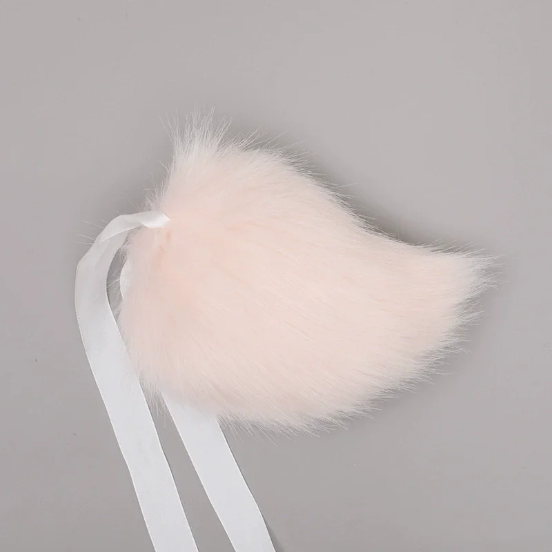 8 Colors Kawaii Rabbit Tail Plush Fursuit Anime Cute Fur Tails Cosplay Costume Props Lolita JK Girl Night Party Role Play Tail
