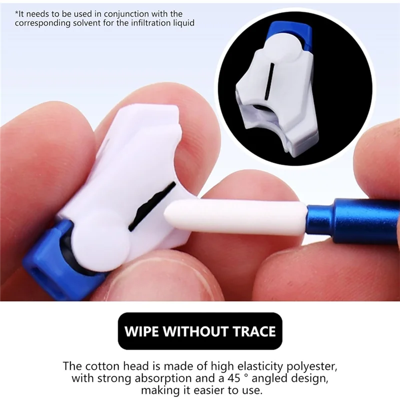 ABHB-Replacement Eraser Tip Set(3Mm& 5Mm) For Metal Cleaning Stick For Model Kit Tool Panel Line Wiping A