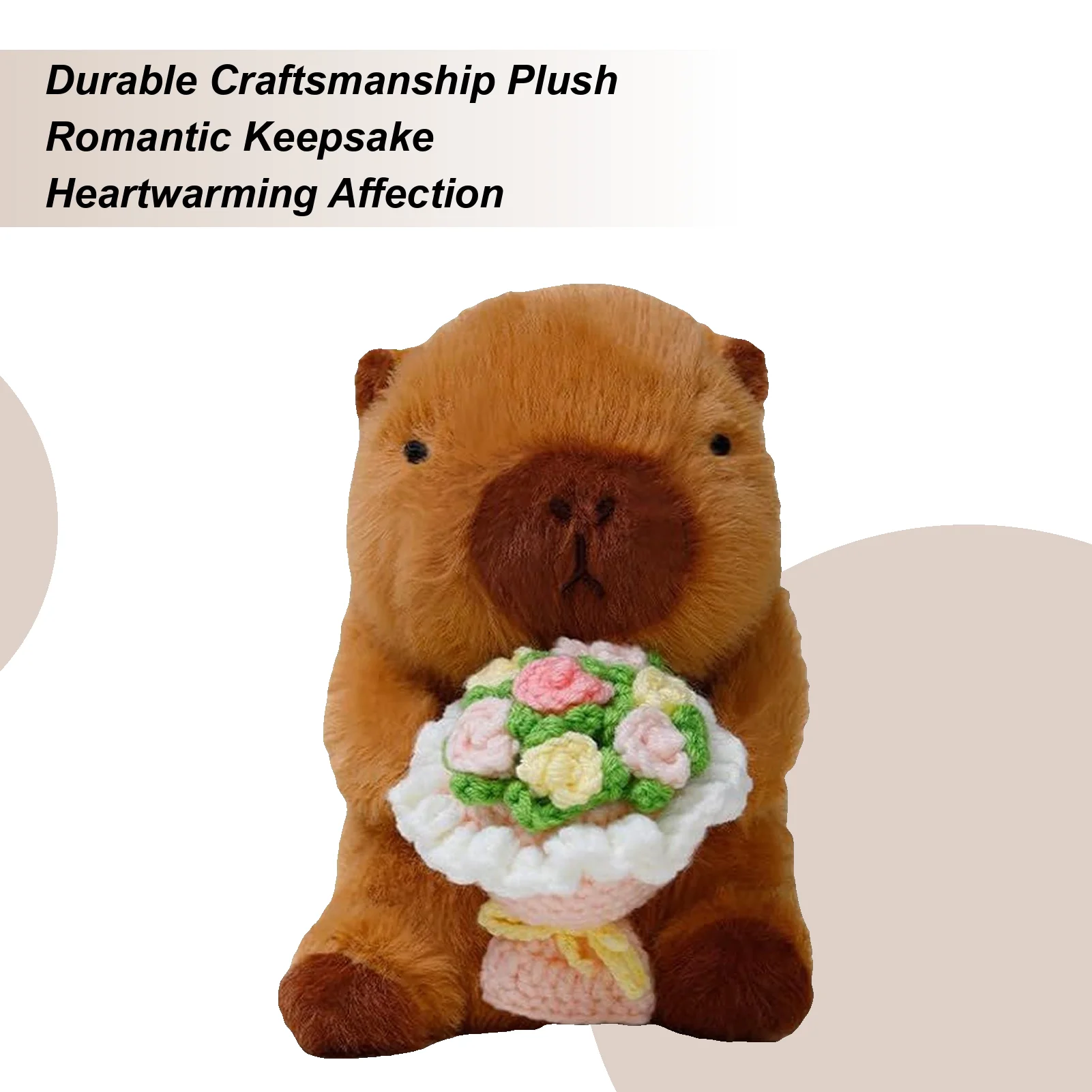 

Stuffed Animals Cute Doll With Buoquet Valentines Day Plush Animals Bear Holding Flowers Plush Toy Cute Cozy Plush Animals