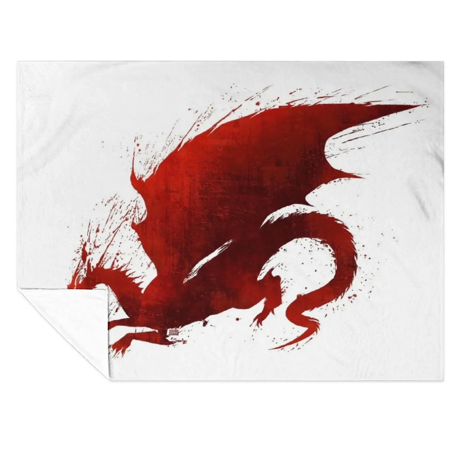 

Dragon Age Origins: Blood Dragon V1 Throw Blanket For Sofa Thin Large Sofa Quilt Tourist Blankets