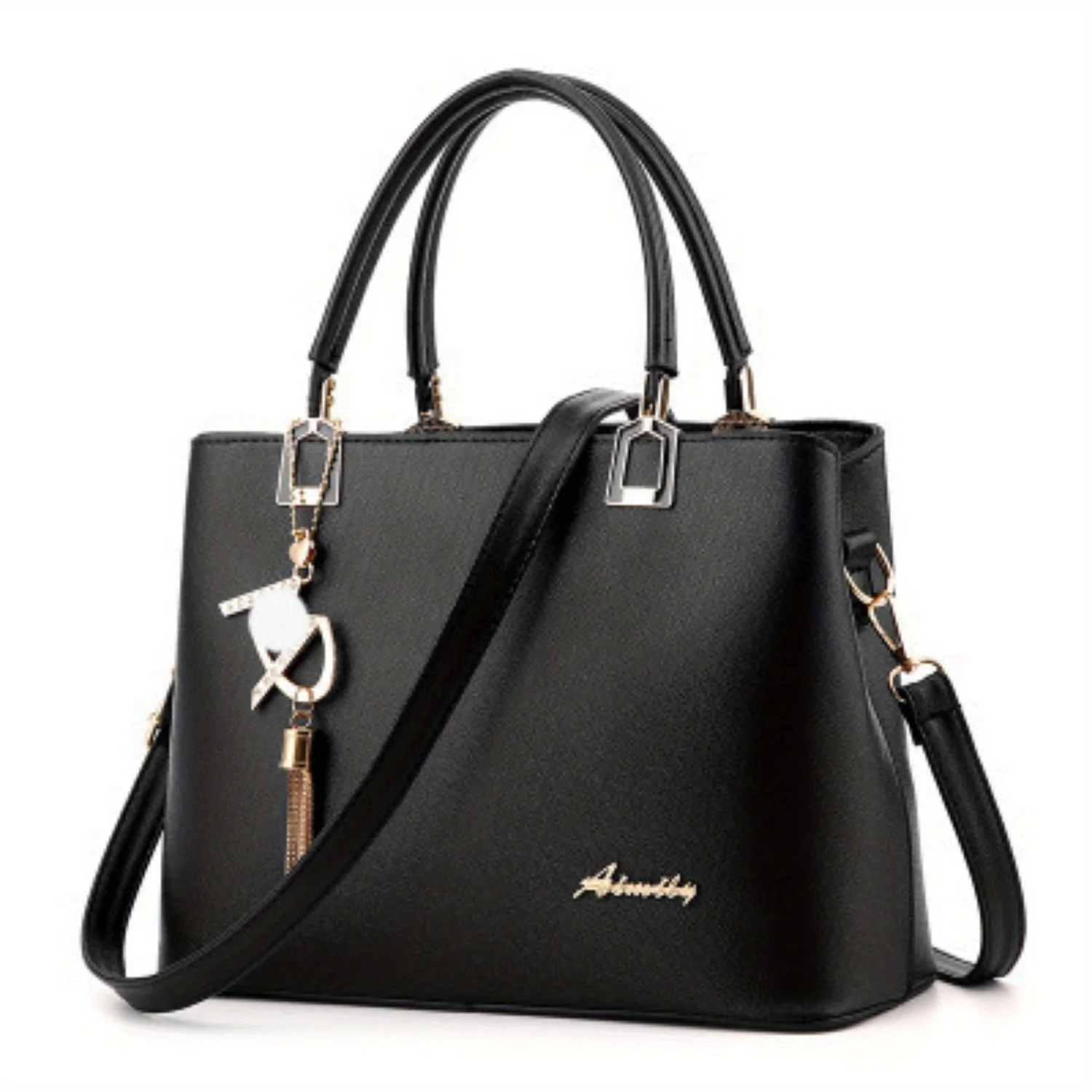 Bolsos de señora de moda, bolso de hombro de ocio ms de gran capacidad, bolso de viaje de marea con colgante creativo