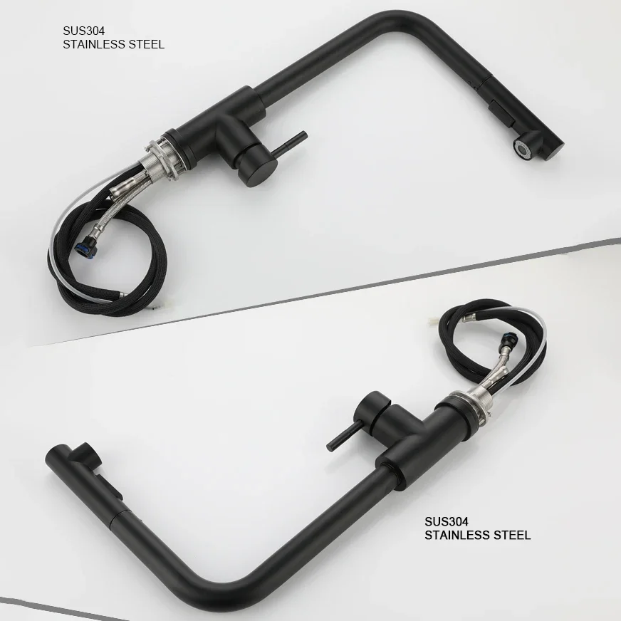 Sensitive Touch Kitchen Faucet Brushed Nickel Pull Out Kitchen Mixer Tap Hot Cold Water Tap Smart Sensor Touch Kitchen Faucet