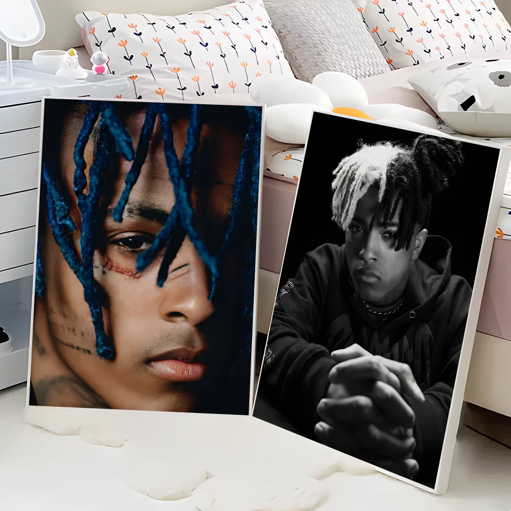X-XXXTENTACIONES-Hot Rapper Classic Movie Posters Fancy Wall Sticker for Living Room Bar Decoration Room Wall Decor