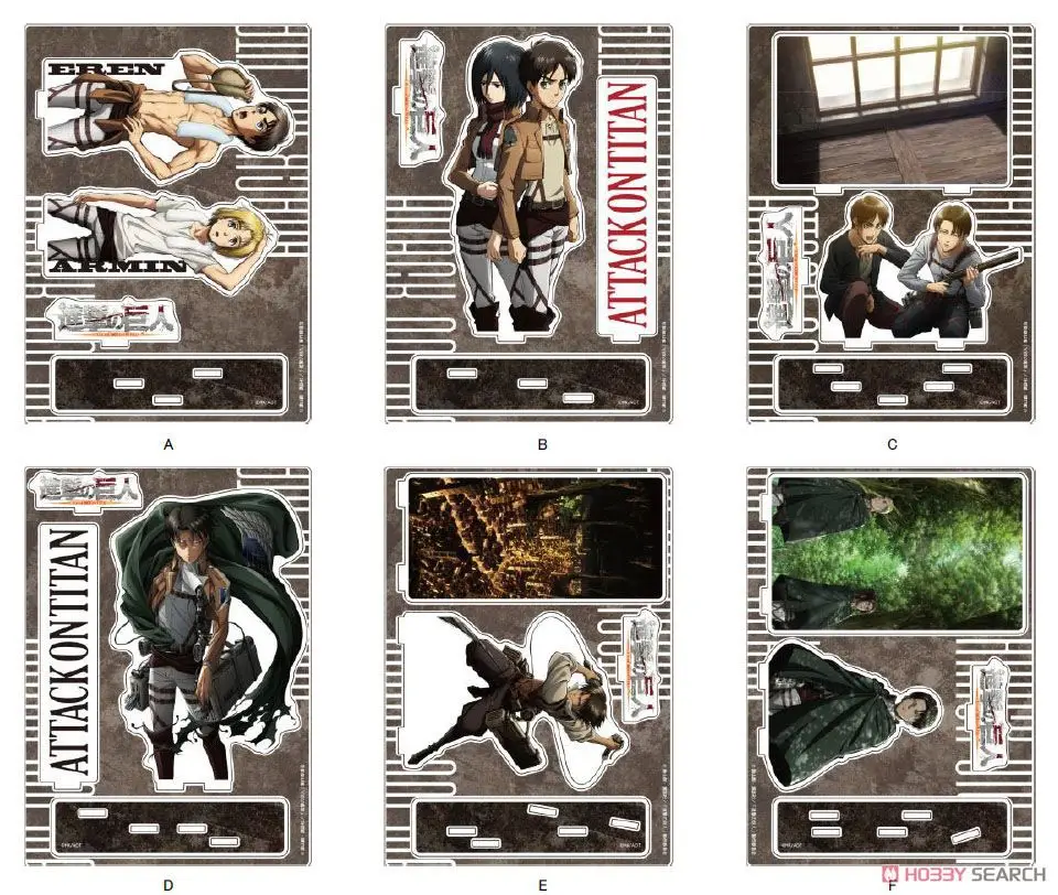 

Anime Themed Acrylic Display Stand HD Printed Collector's Shelf Decor with Combination Feature for Fans