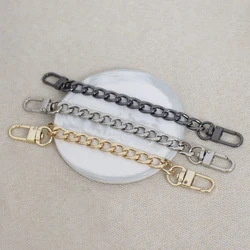 15cm, 20cm, 25cm, 30cm Extension Bag Chain  9mm Gold, Silver, Gun Black Short Metal Chains to Extend Your Bag Strap