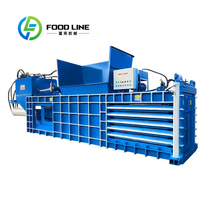 Customize Large Capacity Hydraulic Baler Machine Industrial Scrap Metal Compactor Baling Press For High Volume Processing