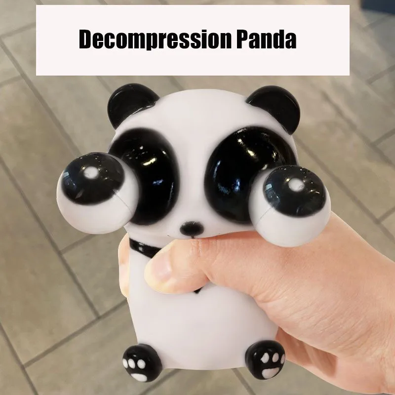 

Cartoon Animal Squeeze Antistress Toy Boom Out Eyes Doll Stress Relief Panda The Toy Figure For Kids Gift