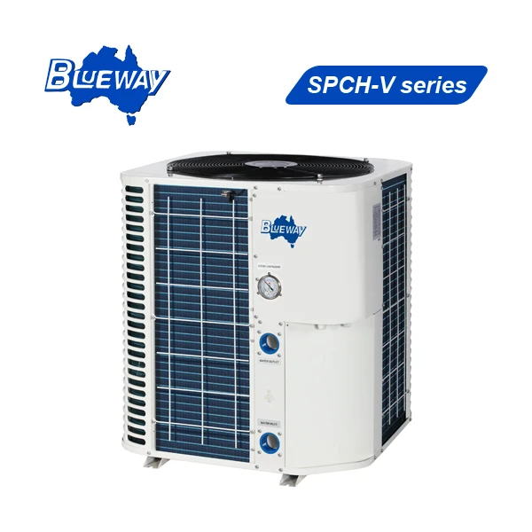 DC Inverter Swimming Pool Hot Water Heating Pump Heater R32/R410a