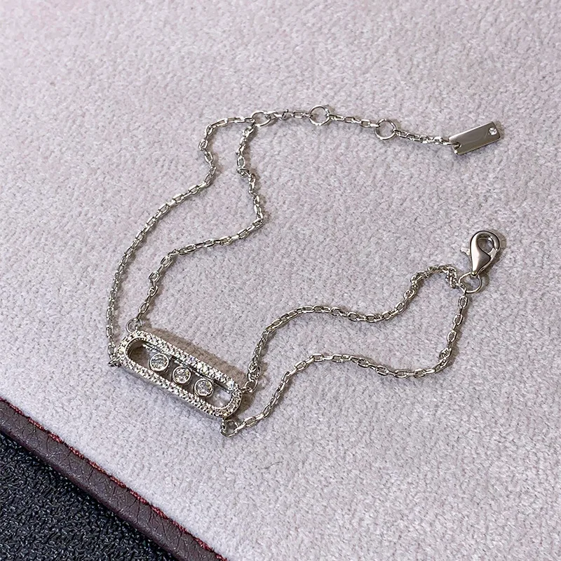 Luxury lucky bead bracelet for women fashion bracelet 18K gold zircon bracelet wedding bride jewelry accessories gift