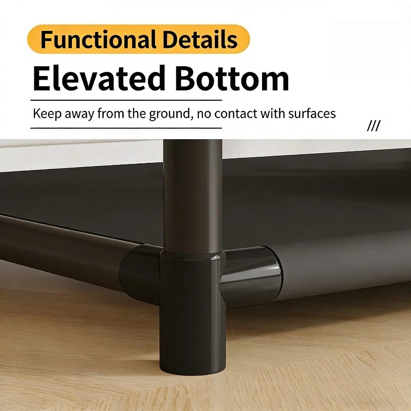 Multifunctional Storage Coat and Hat Rack | Balcony Clothes Drying Rack,Floor-Standing Movable,Living