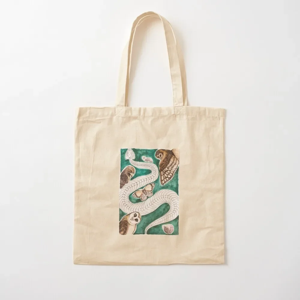 

Bugs, Birds, and Bones Illustration Tote Bag Women's shopping bag shoping bag tote men reusable grocery bags