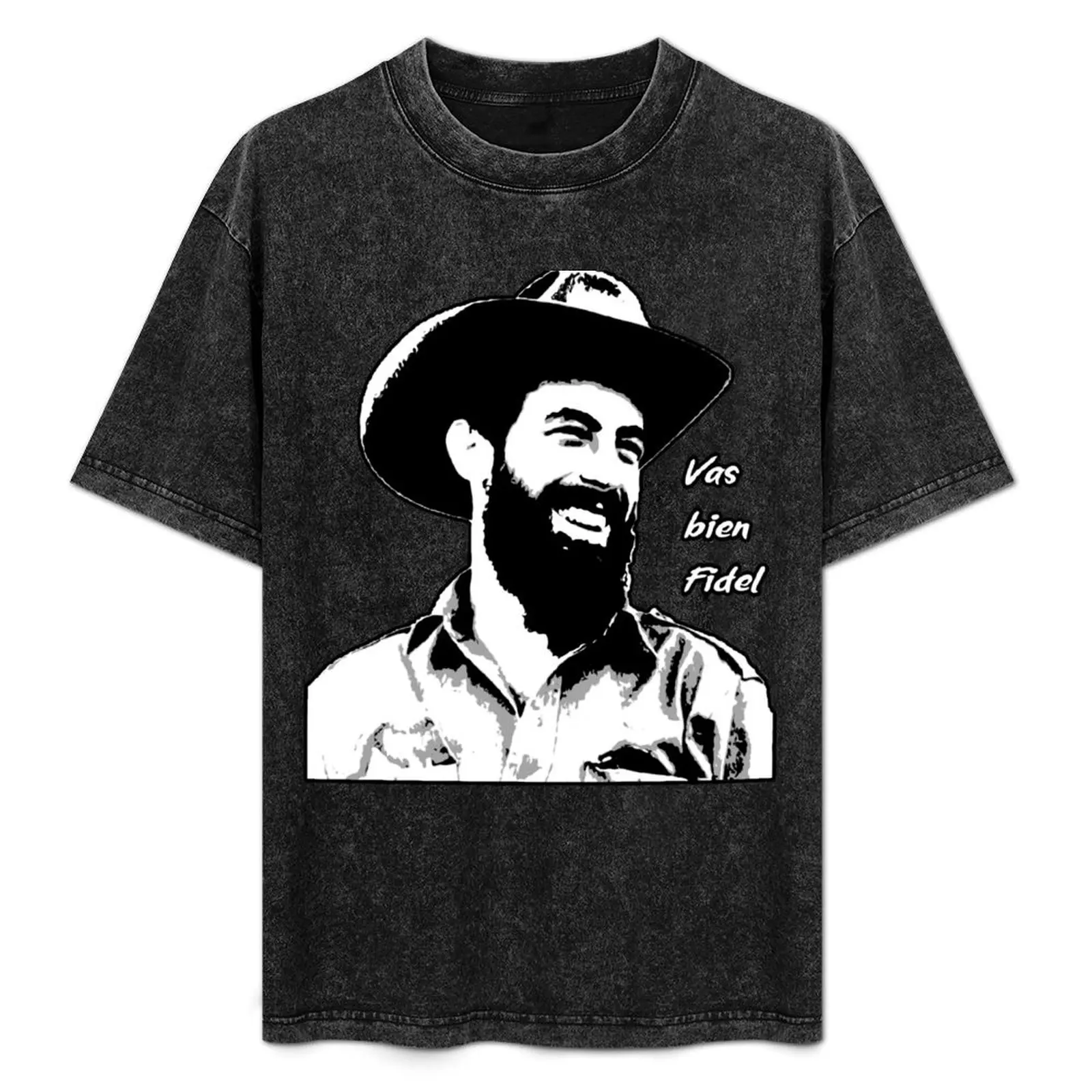 Vas Bien, Fidel (Camilo Cienfuegos) T-Shirt oversizeds customs compression shirt men