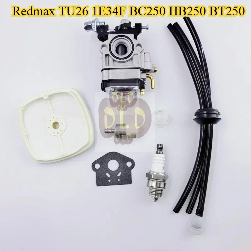 

10mm Carburetor For Redmax TU26 1E34F BC250 HB250 BT250 Echo BRD280 PE280 Walbro WYK-353 WYJ-117 WYJ-25 Brush cutter Engine