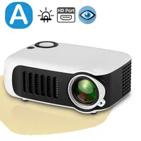 AUN A2000 Mini proyector de cine en casa proyector portátil 3D LED Smartphone TV proyector láser para cine de vídeo Full HD 1080P
