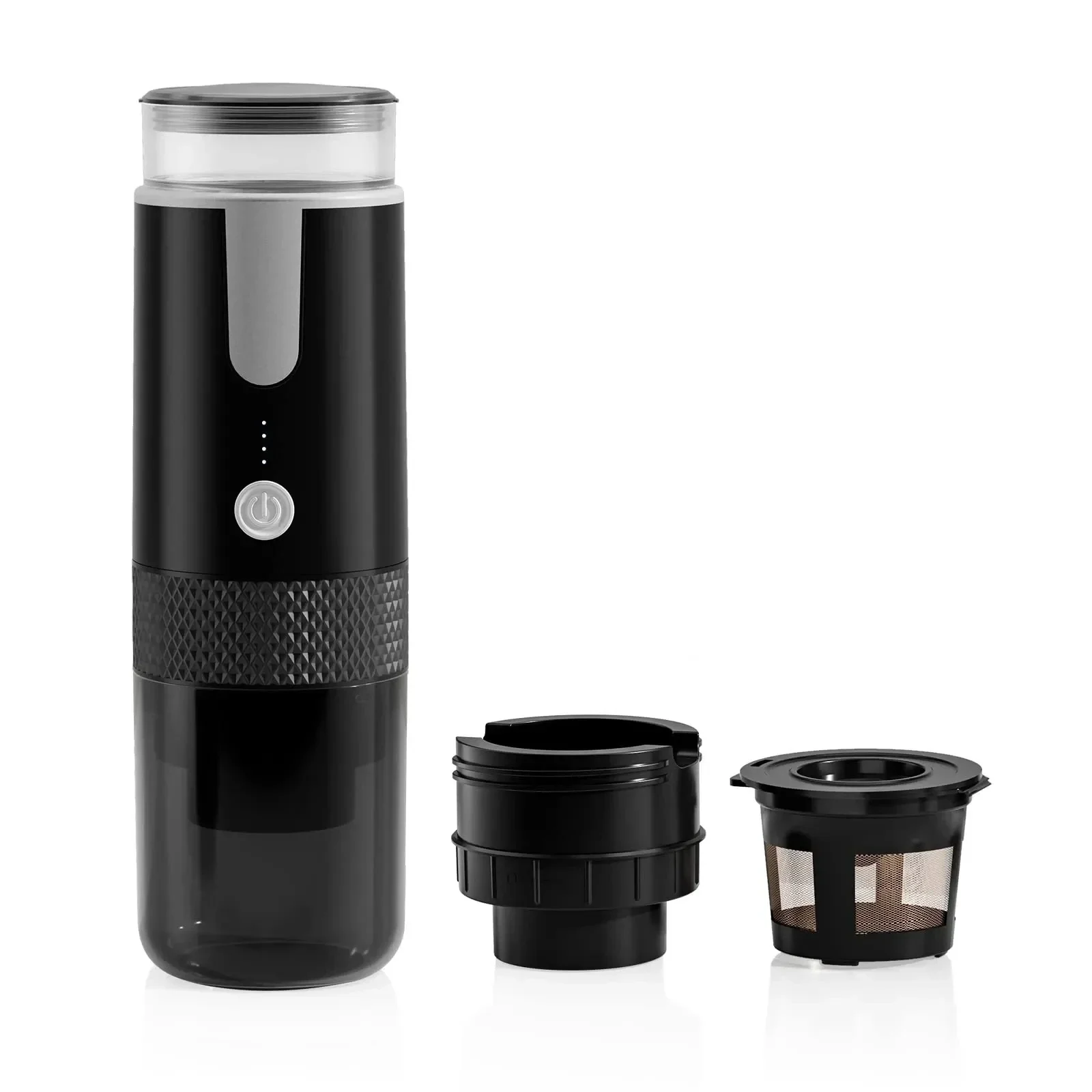 Mini Travel Manual Coffee Machine Portable Wireless Espresso Machine Compatible Capsules Perfect for Camping Travel Office