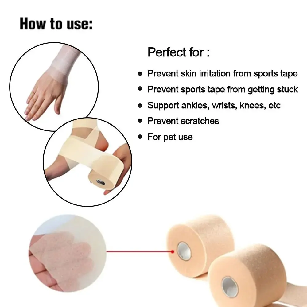 Elastic Badminton Racket Overgrip Tape, PU Espuma Bandage Film, Membrana de Punho Macio Respirável, 1 Pc, 2Pcs