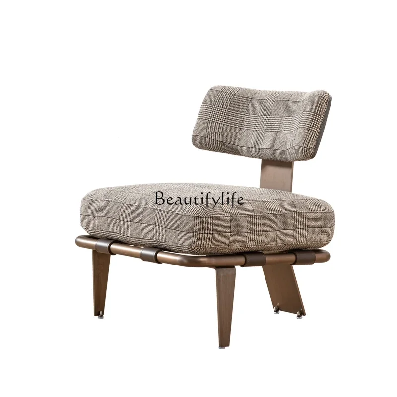 

ls 18Italian single fabric sofa chair living room club leisure lazy sofa single chair
